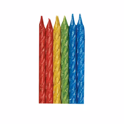 Amscan Spiral Candles (Pack of 12)