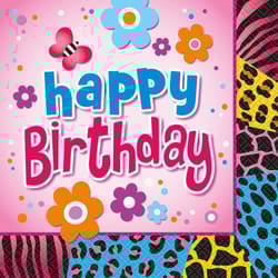 Unique Party Wild Birthday Napkins (Pack of 16)