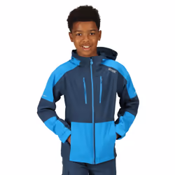 Regatta Childrens/Kids Highton IV Waterproof Jacket - 11-12 Years, Blue Wing/Indigo