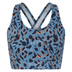 Dare 2B Womens/Ladies Swift II Animal Print Sports Bra - L, Niagara Blue