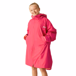 Regatta Childrens/Kids Changing Robe - 9-13 Years, Pink Potion/Pink Shell