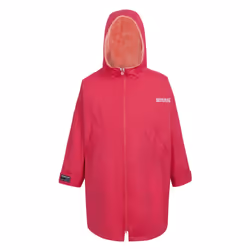 Regatta Childrens/Kids Changing Robe - 5-9 Years, Pink Potion/Pink Shell