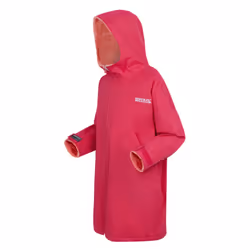 Regatta Childrens/Kids Changing Robe - 5-9 Years, Pink Potion/Pink Shell