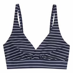 Regatta Womens/Ladies Paloma Stripe Textured Bikini Top - 16 UK, Navy/White