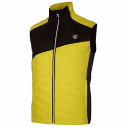 Dare 2B Mens Touring Quilted Lightweight Gilet - 3XL, Neon Spring/Black