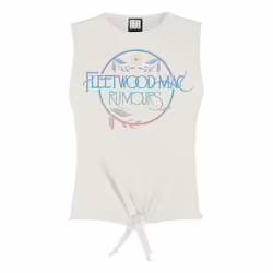Amplified Womens/Ladies Rumours Floral Fleetwood Mac Vintage Crop Top - XS, White