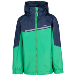 Trespass Boys Submerged Waterproof Jacket - 9-10 Years, Clover/Navy