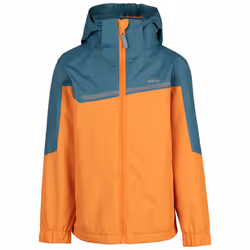 Trespass Boys Submerged Waterproof Jacket - 9-10 Years, Pumpkin Orange/Spruce