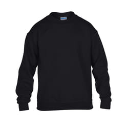 Gildan Childrens/Kids Heavy Blend Crew Neck Sweatshirt - 3-4 Years, Black