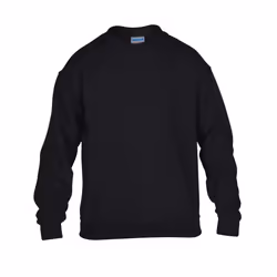 Gildan Childrens/Kids Heavy Blend Crew Neck Sweatshirt - 9-11 Years, Black