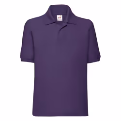 Fruit of the Loom Childrens/Kids 65/35 Plain Pique Polo Shirt - 12-13 Years, Purple