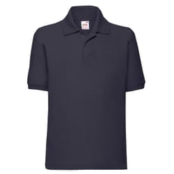 Fruit of the Loom Childrens/Kids 65/35 Plain Pique Polo Shirt - 12-13 Years, Deep Navy