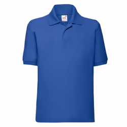 Fruit of the Loom Childrens/Kids 65/35 Plain Pique Polo Shirt - 12-13 Years, Royal Blue