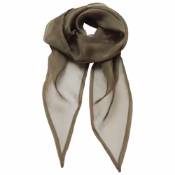 Premier Unisex Adult Colours Chiffon Scarf - One Size, Olive