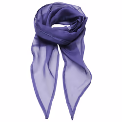 Premier Unisex Adult Colours Chiffon Scarf - One Size, Purple