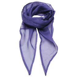 Premier Unisex Adult Colours Chiffon Scarf - One Size, Purple