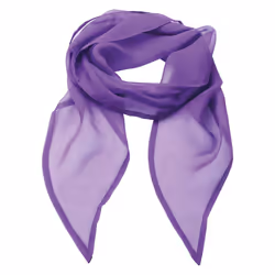 Premier Unisex Adult Colours Chiffon Scarf - One Size, Rich Violet