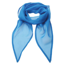 Premier Unisex Adult Colours Chiffon Scarf - One Size, Sapphire Blue