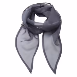 Premier Unisex Adult Colours Chiffon Scarf - One Size, Steel