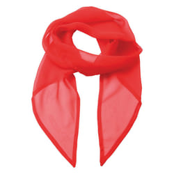 Premier Unisex Adult Colours Chiffon Scarf - One Size, Strawberry Red