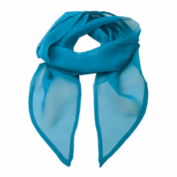 Premier Unisex Adult Colours Chiffon Scarf - One Size, Teal