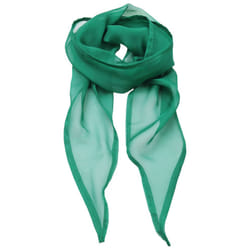 Premier Unisex Adult Colours Chiffon Scarf - One Size, Emerald