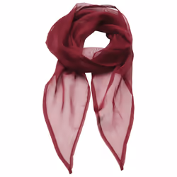 Premier Unisex Adult Colours Chiffon Scarf - One Size, Burgundy