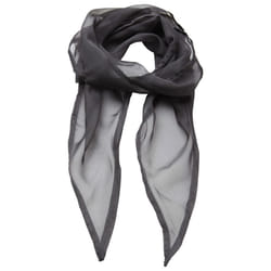 Premier Unisex Adult Colours Chiffon Scarf - One Size, Dark Grey