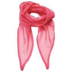 Premier Unisex Adult Colours Chiffon Scarf - One Size, Fuchsia