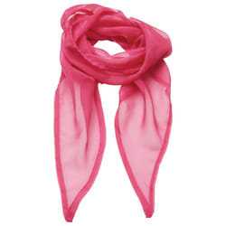 Premier Unisex Adult Colours Chiffon Scarf - One Size, Fuchsia