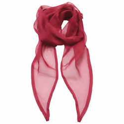 Premier Unisex Adult Colours Chiffon Scarf - One Size, Hot Pink