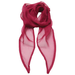 Premier Unisex Adult Colours Chiffon Scarf - One Size, Hot Pink