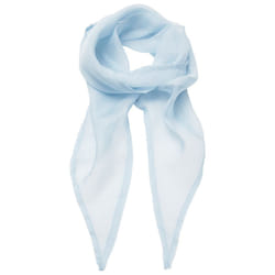 Premier Unisex Adult Colours Chiffon Scarf - One Size, Light Blue