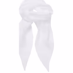 Premier Unisex Adult Colours Chiffon Scarf - One Size, White