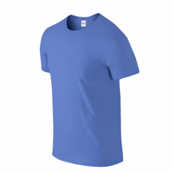 Gildan Mens Softstyle Heather T-Shirt - S, Heather Royal