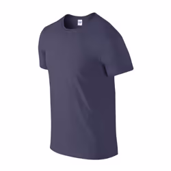 Gildan Mens Softstyle Heather T-Shirt - L, Heather Navy