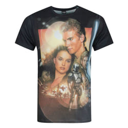 Star Wars Mens Attack Of The Clones Sublimation T-Shirt - XXL, Multicoloured