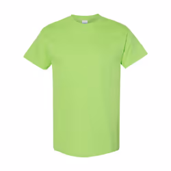 Gildan Mens Heavy Cotton T-Shirt - L, Lime Green