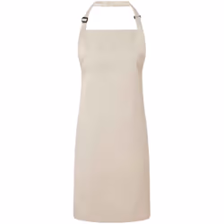 Premier Unisex Adult Colours Full Apron - One Size, Natural
