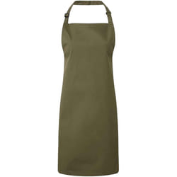 Premier Unisex Adult Colours Full Apron - One Size, Olive