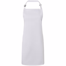 Premier Unisex Adult Colours Full Apron - One Size, White