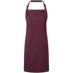 Premier Unisex Adult Colours Full Apron - One Size, Aubergine