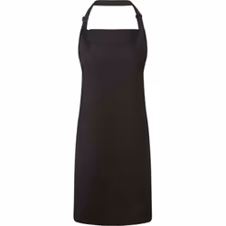 Premier Unisex Adult Colours Full Apron - One Size, Black