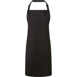 Premier Unisex Adult Colours Full Apron - One Size, Black