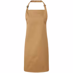 Premier Unisex Adult Colours Full Apron - One Size, Camel