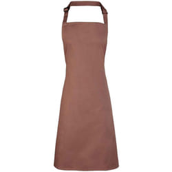 Premier Unisex Adult Colours Full Apron - One Size, Mocha