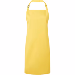 Premier Unisex Adult Colours Full Apron - One Size, Lemon