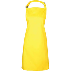 Premier Unisex Adult Colours Full Apron - One Size, Yellow