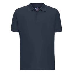 Russell Mens Ultimate Cotton Pique Polo Shirt - XS, French Navy