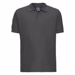 Russell Mens Ultimate Cotton Pique Polo Shirt - XL, Titanium